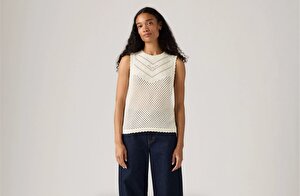 Adrienne Crochet Tank Top