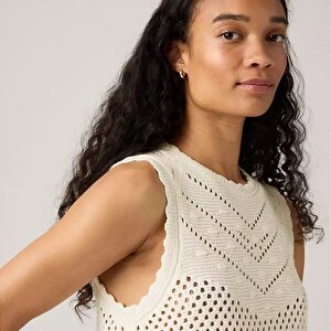 Adrienne Crochet Tank Top