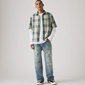 501® Loose Erkek Jean Pantolon - Larkspur Painter Destructed