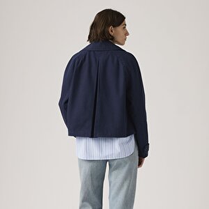 Bree Cropped Swing Trench Ceket Mont