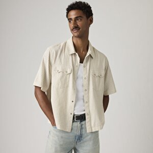 Boxy Western Lightweight Kısa Kollu Gömlek