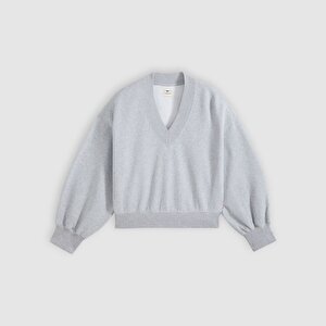 Vintage V-Yaka Gri Sweatshirt