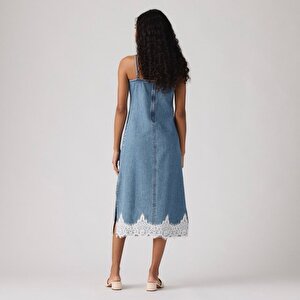 90's Denim Slip Elbise