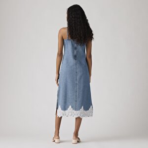 90's Denim Slip Elbise