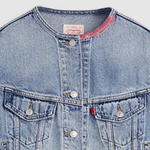 Shrunken 90's Kolsuz Denim Yelek