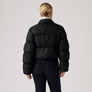 Presley Cropped Collared Puffer Mont