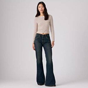 Puddle Snap Flare Kadın Jean Pantolon - High Vibration