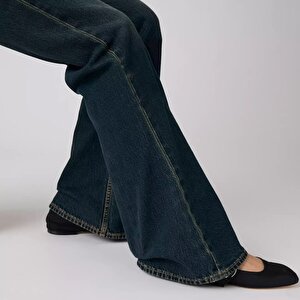 Puddle Snap Flare Kadın Jean Pantolon - High Vibration