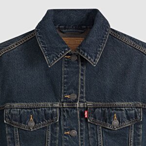 Loose Crop Trucker Ceket