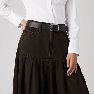 Yoked Pleated Etek