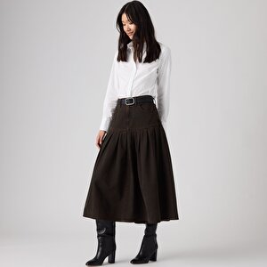 Yoked Pleated Etek