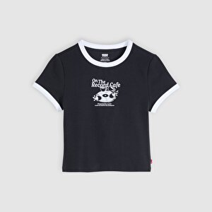 Graphic Essential Ringer Baby Bisiklet Yaka Tişört