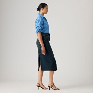 Deconstructed Slit Midi Etek
