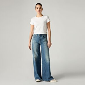 728™High Rise Wide Leg Lightweight Kadın Jean Pantolon - Quiet Cool