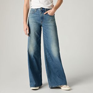 728™High Rise Wide Leg Lightweight Kadın Jean Pantolon - Quiet Cool