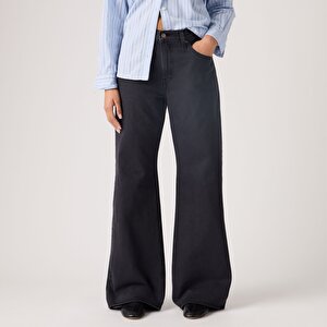 Loose Boot Kadın Jean Pantolon - Chipped Black Oyster