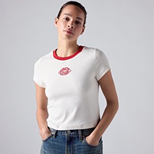 Graphic Essential Baby Bisiklet Yaka Beyaz Tişört