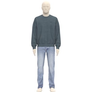 Authentic Bisiklet Yaka Sweatshirt