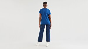 The Perfect Tee New Logo Estate Mavi Kadın Tişört