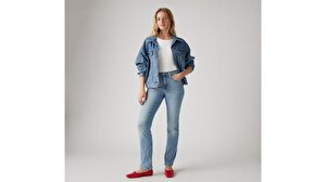 724™ High Rise Straight Kadın Jean Pantolon  -  Blue Wave Light
