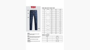 512™ Slim Taper Erkek Jean Pantolon - Richmond Blue Black