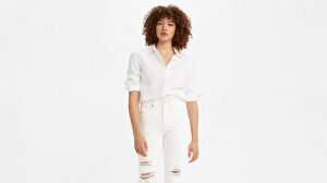 The Classic Bw Shirt  Beyaz Kadın Gömlek