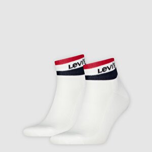 Levi's® Mid Cut Sport Stripe Çorap - 2'li