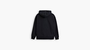 Relaxed Graphic Zip Up Hoodie