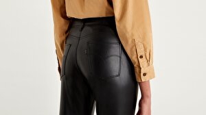 720 Kadın Suni Deri Pantolon-Leather Night