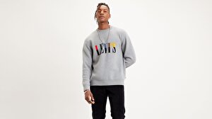 T2 Crewneck Sweater Intarsia Serif Çok renkli Erkek Tişört