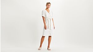 Bryn Dress Soft Beyaz Kadın Elbise