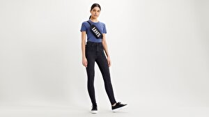 Mile High Super Skinny Kadın Jean Pantolon - Black Ground