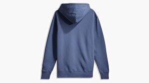 New Original Hoodie  Mavi Erkek Kapüşonlu Sweatshirt