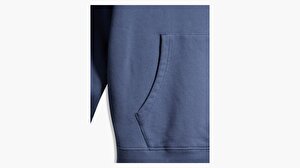 New Original Hoodie  Mavi Erkek Kapüşonlu Sweatshirt
