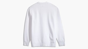 New Original Crew Beyaz Erkek Sweatshirt