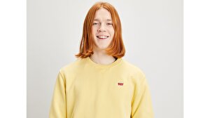 New Original Crew Dusky Citron Sarı Erkek Sweatshirt