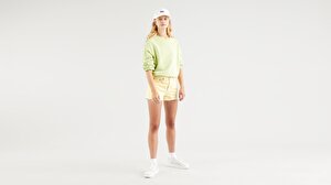 Melrose Slouchy Crew Shadow Lime Garment Yeşil  Kadın Sweatshirt
