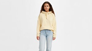 Rider Hoodie Transparent Yellow Garment Sarı/Turuncu Kadın Sweatshirt