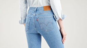 Mile High Super Skinny Kadın Jean Pantolon - Naples Stone - Medium Indigo
