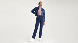 70's High Slim Straight Kadın Jean Pantolon - Sonoma Stonewash