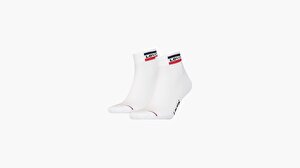 Levi's® Mid Cut Sportswear Logo Socks - 2 Pack