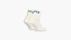 Mid Cut Sport Logo Çorap - 2'li