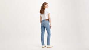724™ High Rise Straight Kadın Jean Pantolon  -  Blue Wave Light