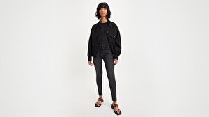 720™ High Rise Super Skinny Kadın Jean Pantolon - Black Mustang