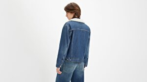 Ex-Boyfriend Sherpa Trucker Ceket