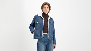 Ex-Boyfriend Sherpa Trucker Ceket