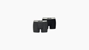 Levi's® Vintage Heather Organic Cotton Boxer Brief - 2'li Paket