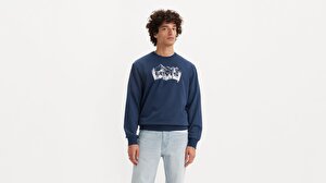 Standard Fit Graphic Crewneck Sweatshirt