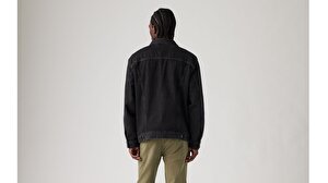 Relaxed Fit Trucker Jean Ceket