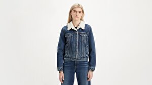 Original Sherpa Trucker Jean Ceket